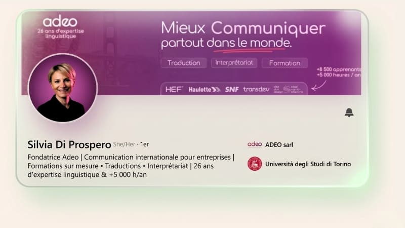 Profil LinkedIn optimisé 2